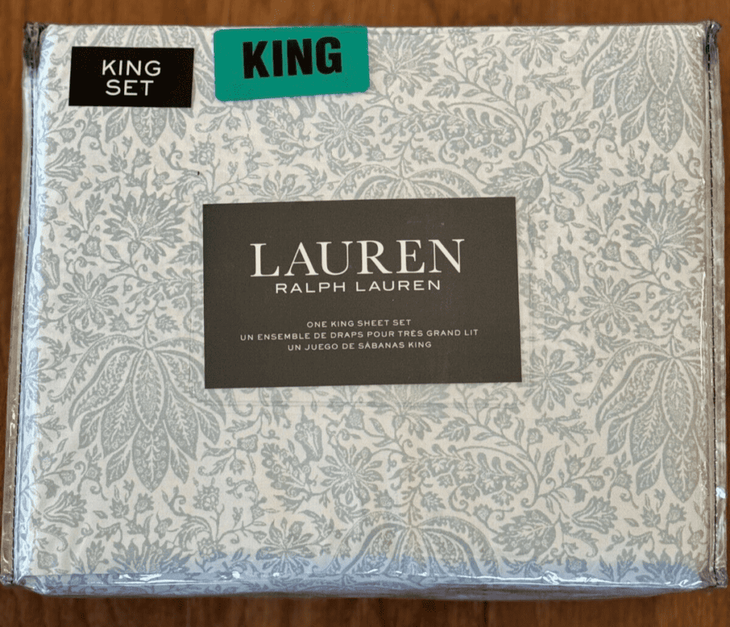 King Sheet Set Ralph Lauren Green Teal